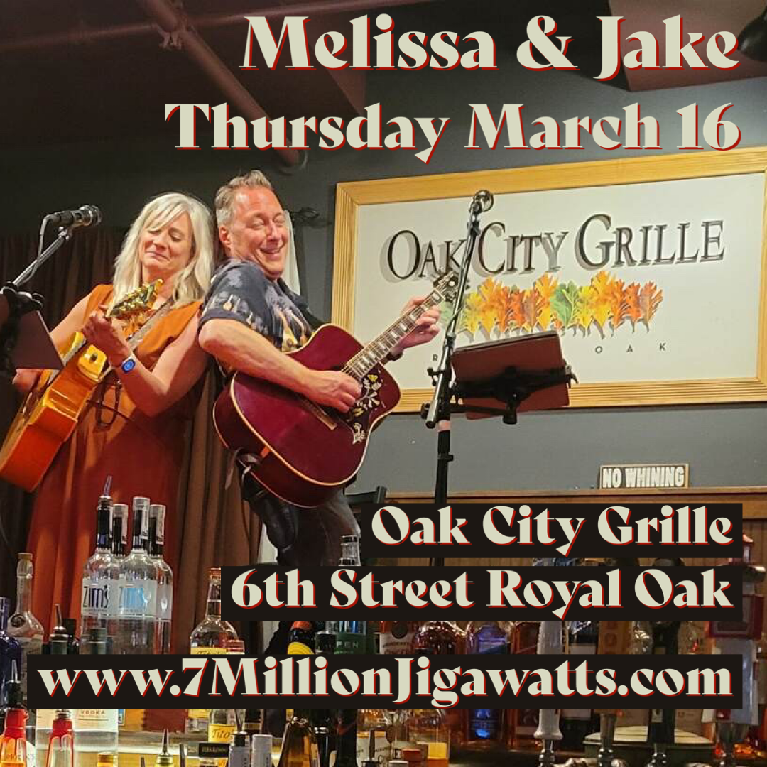 Oak City St Pattys Melissa Behring Jake Tobias Live Music Royal Oak Michigan Detroit